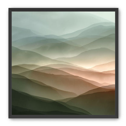 Mountains in Haze