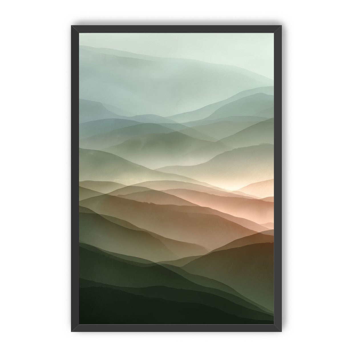 Mountains in Haze