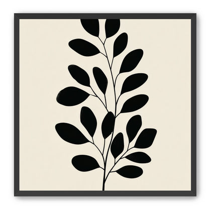 Plant Cutout on Cream