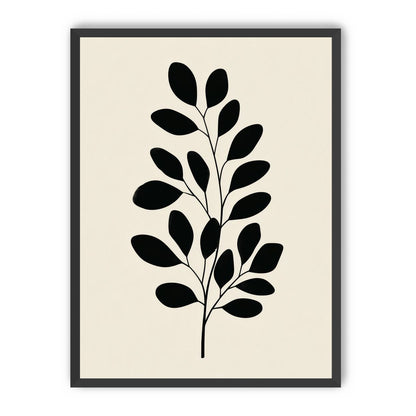 Plant Cutout on Cream