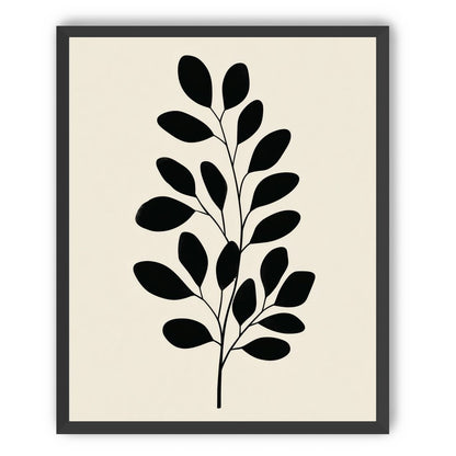 Plant Cutout on Cream