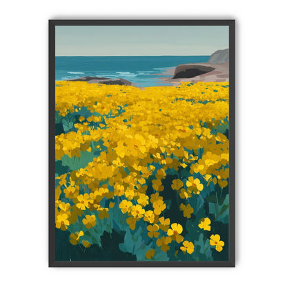 Yellow Coastal Wildflowers