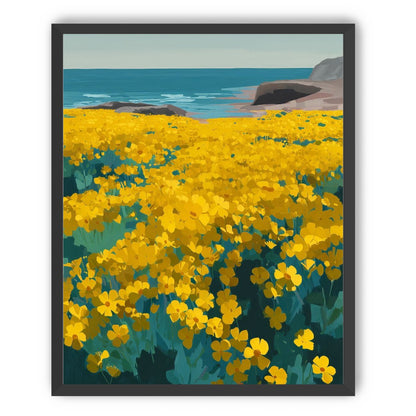 Yellow Coastal Wildflowers