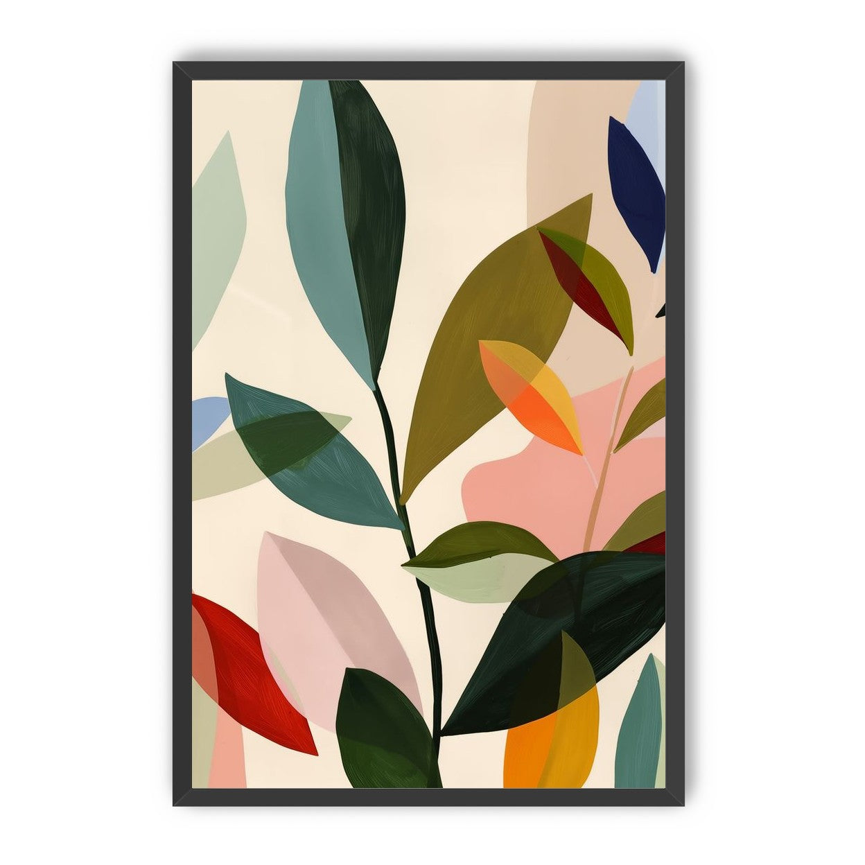Cluster of Painted Leaves