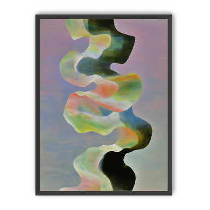 Twisting painted ribbon bands