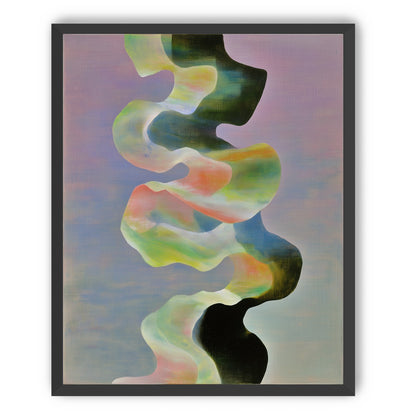 Twisting painted ribbon bands