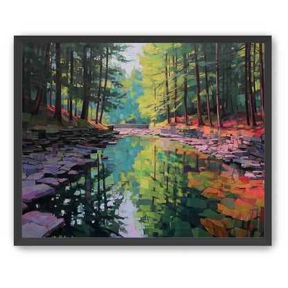 Worn Stones Along a Quiet Creek