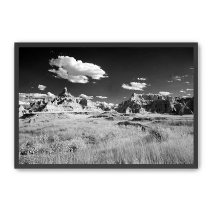 Badlands in Monochrome