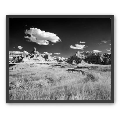 Badlands in Monochrome