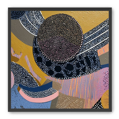 Ochre Ground with Layered Discs