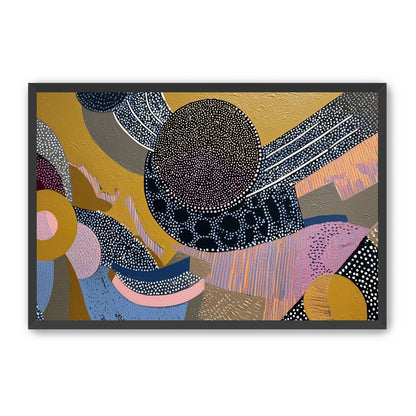 Ochre Ground with Layered Discs