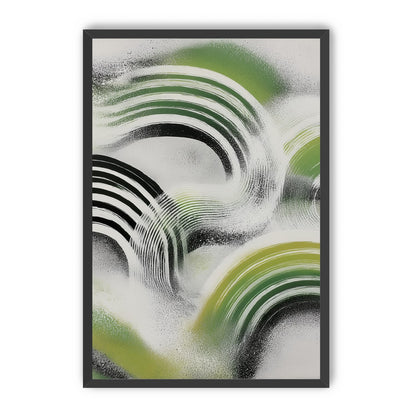 Green arcs across the haze