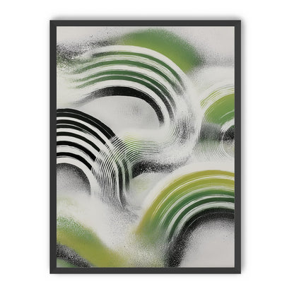 Green arcs across the haze