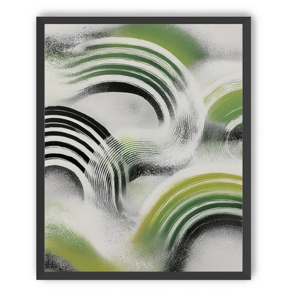 Green arcs across the haze