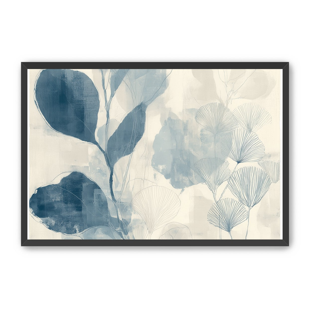 Pale leaves and fans