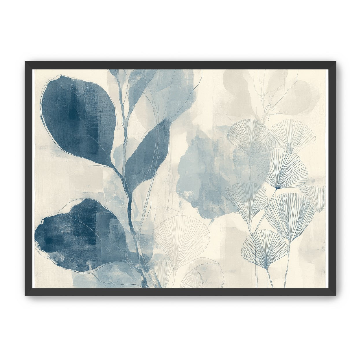 Pale leaves and fans