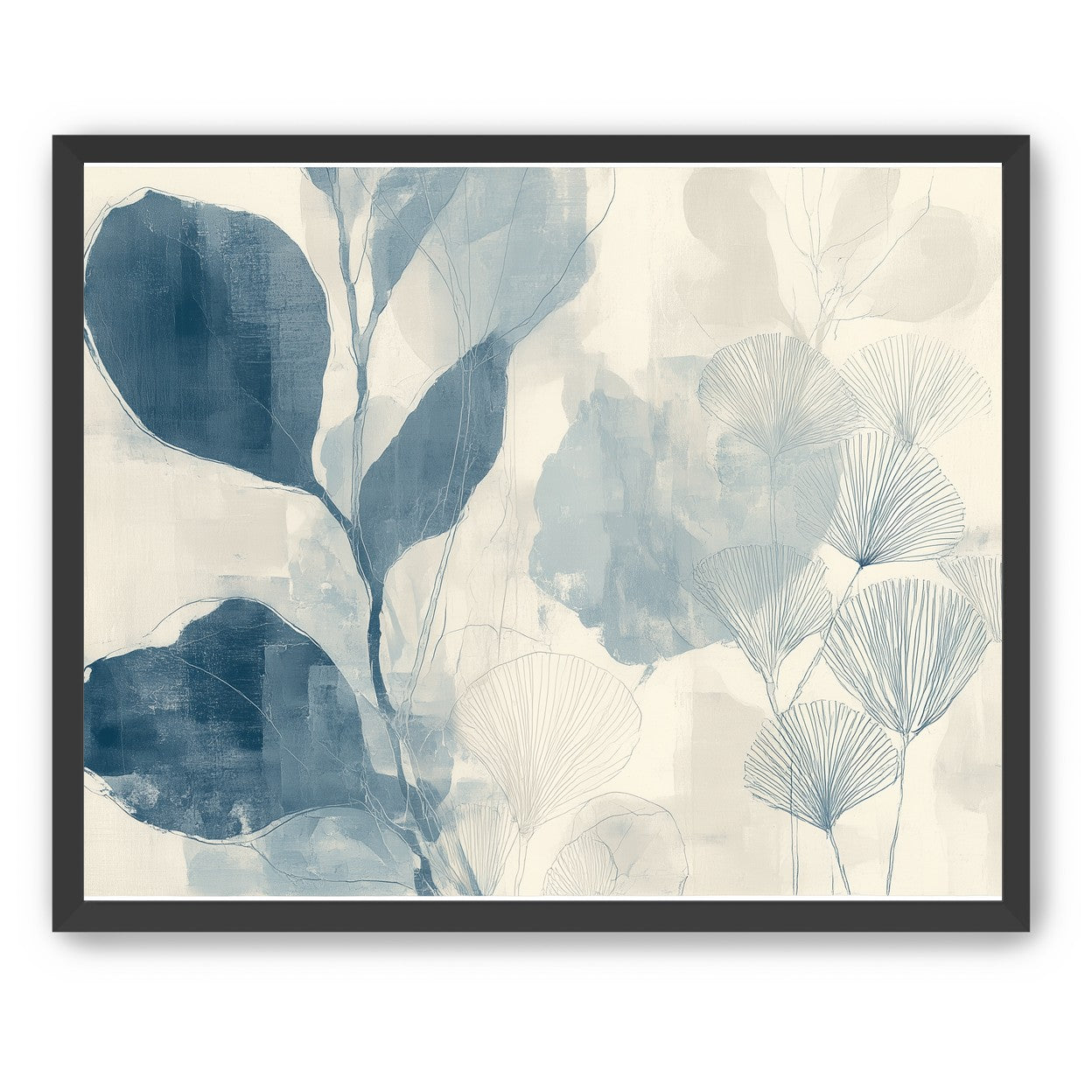 Pale leaves and fans