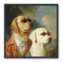 Two dogs in sunglasses