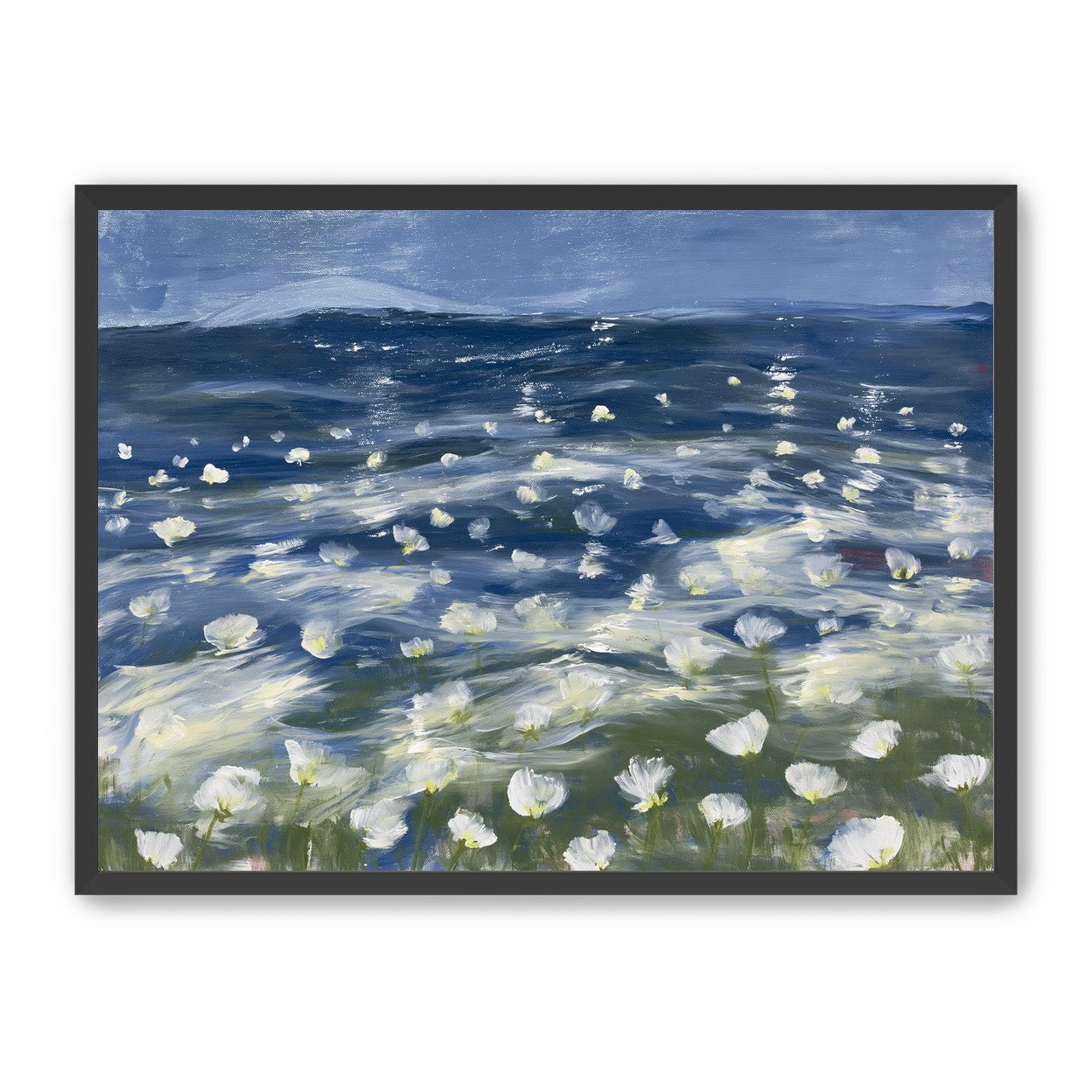 White flowers under blue sky