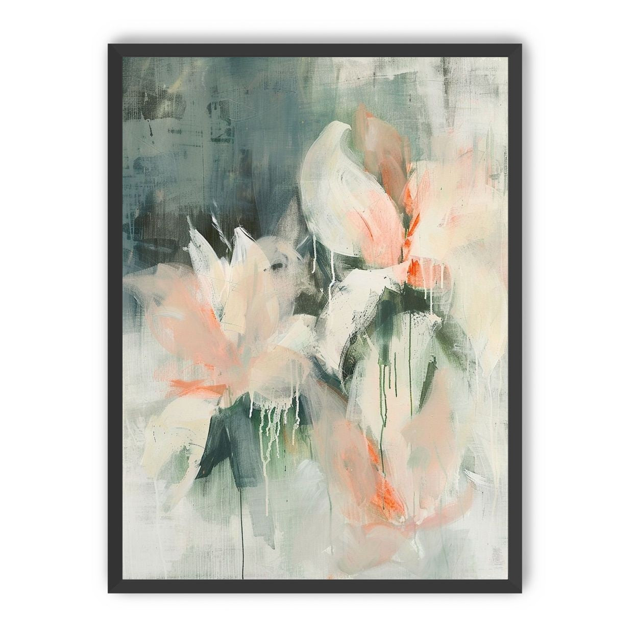 Drips on pale petals