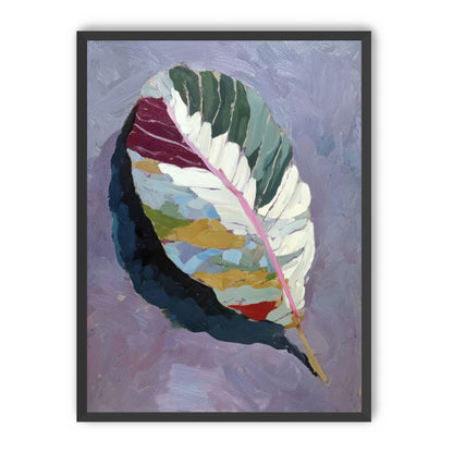 Leaf Form with Divided Color