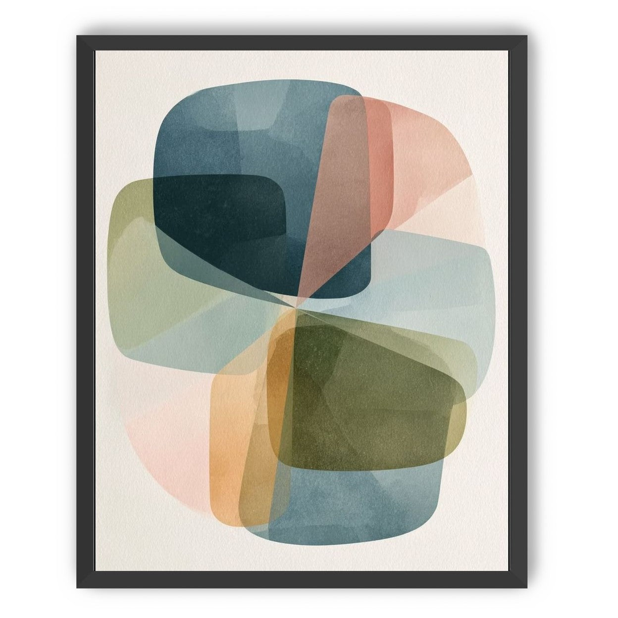 Teal turns through ochre