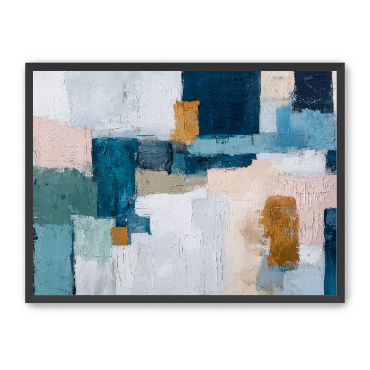Offset Blocks Across White