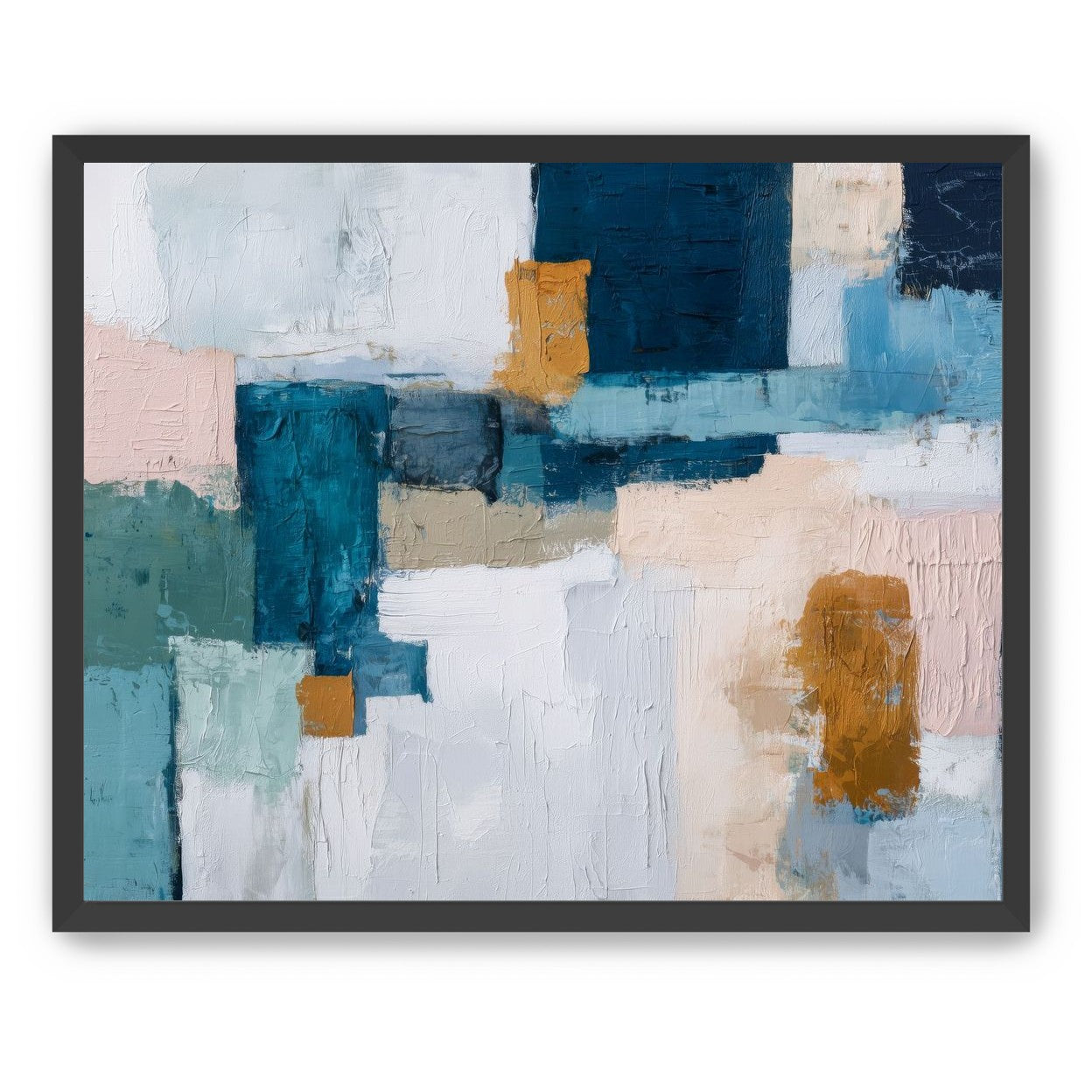 Offset Blocks Across White