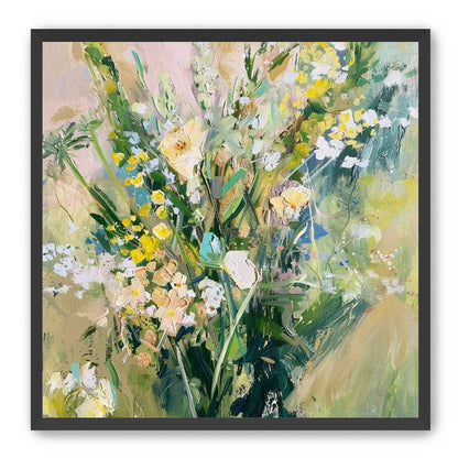 Wildflowers leaning into light