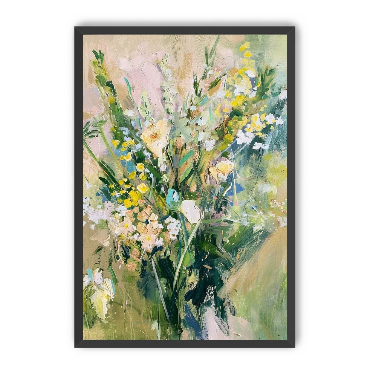Wildflowers leaning into light