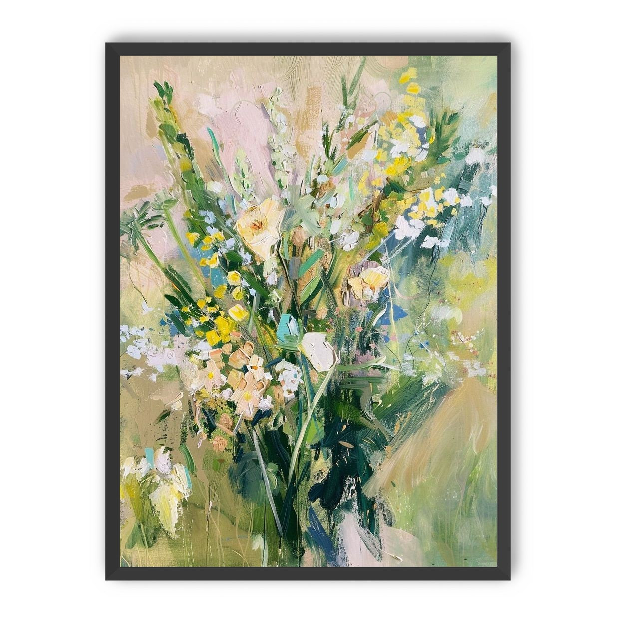 Wildflowers leaning into light