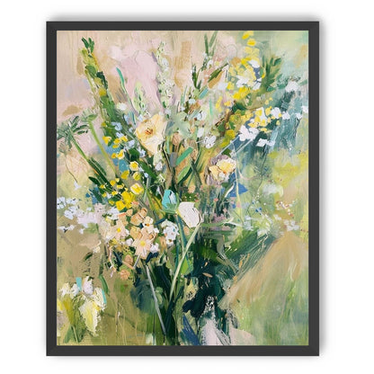 Wildflowers leaning into light