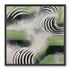 Curved bands in drifting haze