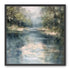 Pale sky in blue water