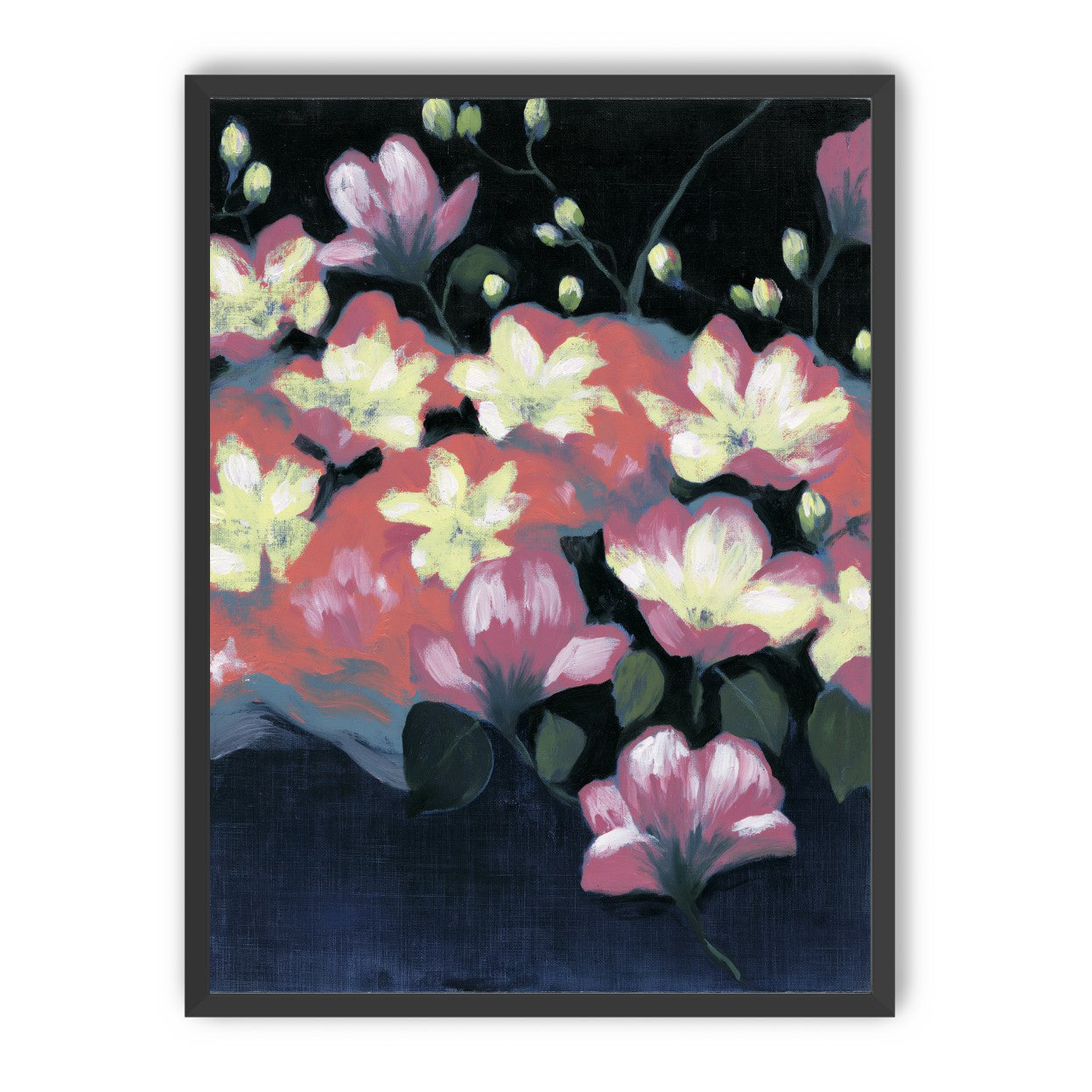 Flowers waking in the dark