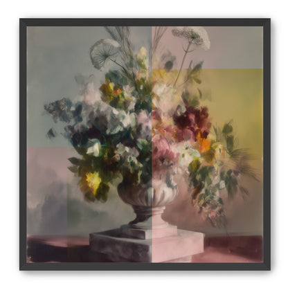 Bouquet in divided light