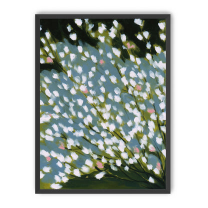 Pink breaks the white field