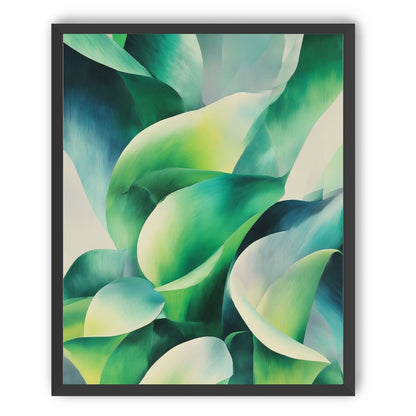 Calla lilies among green shadows