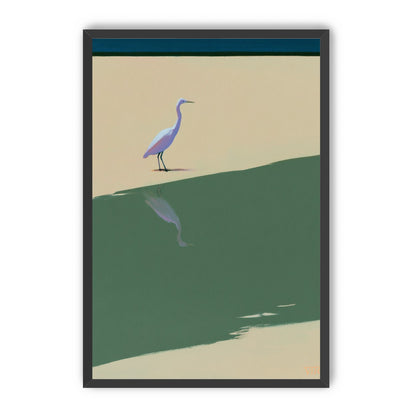 Where the egret doubles