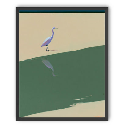 Where the egret doubles