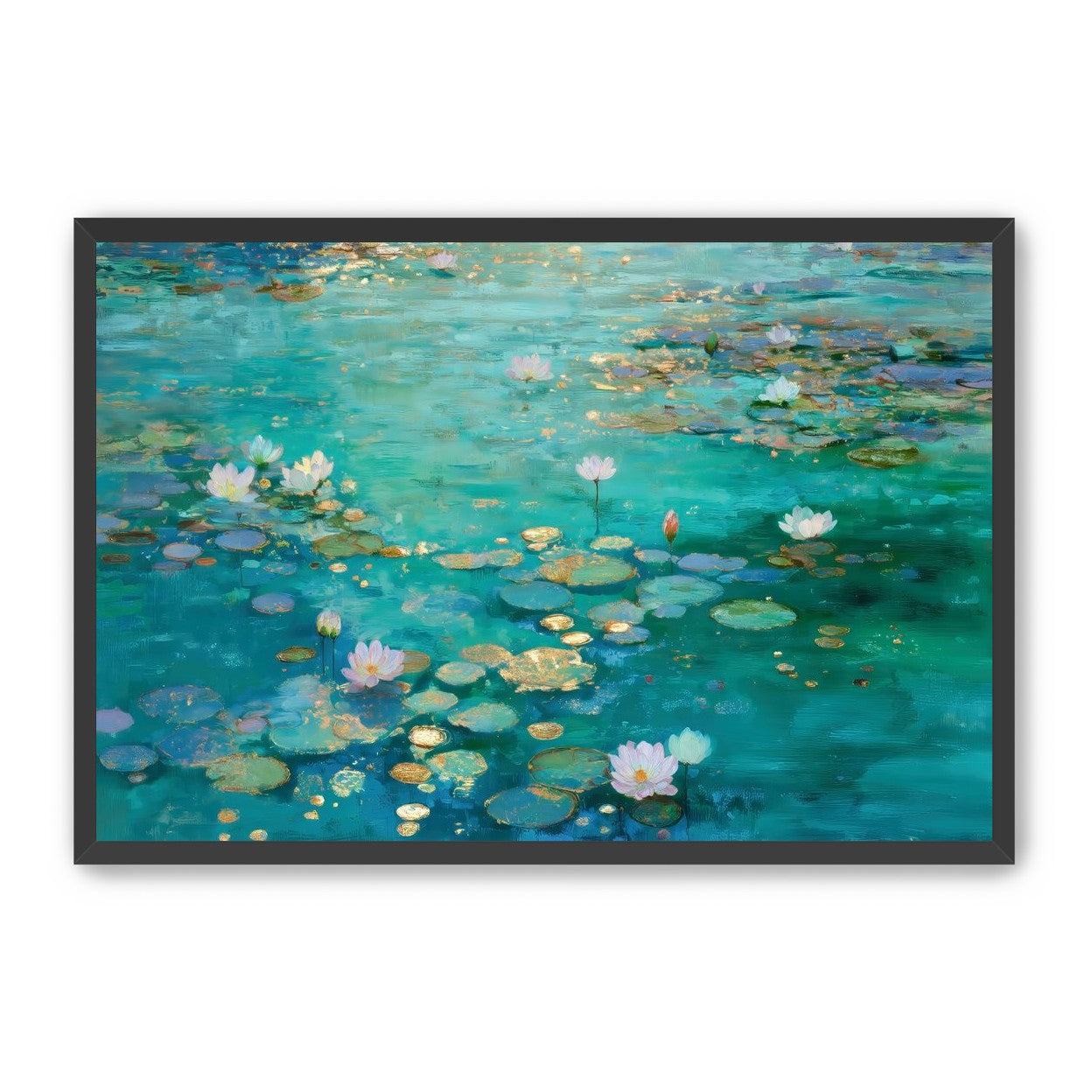 Quiet Gold on Blue Water