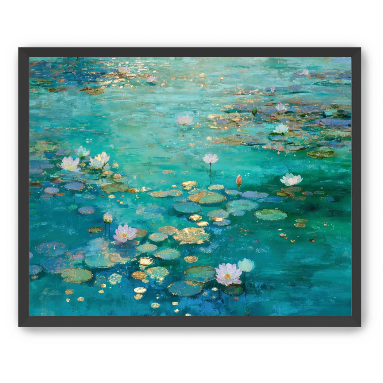 Quiet Gold on Blue Water