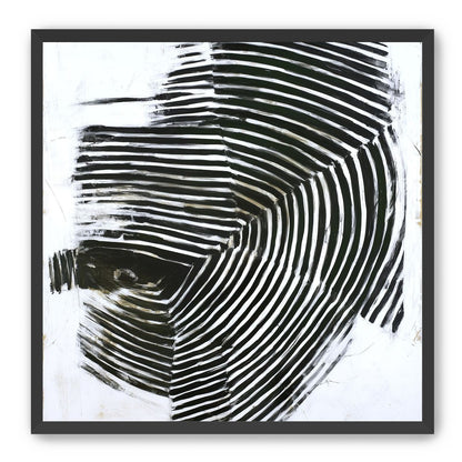 Black bands in white scrape