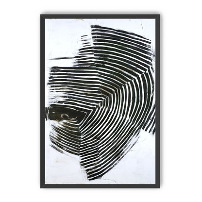 Black bands in white scrape