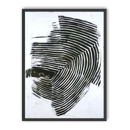 Black bands in white scrape