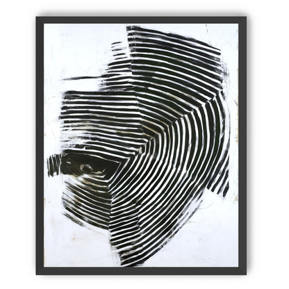 Black bands in white scrape