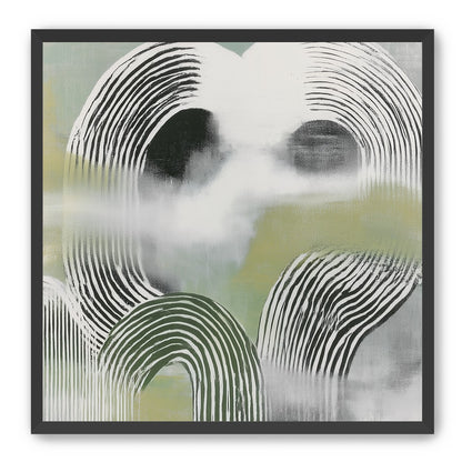 Black arcs in green haze