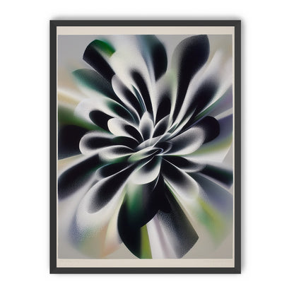 Speckled bloom in motion
