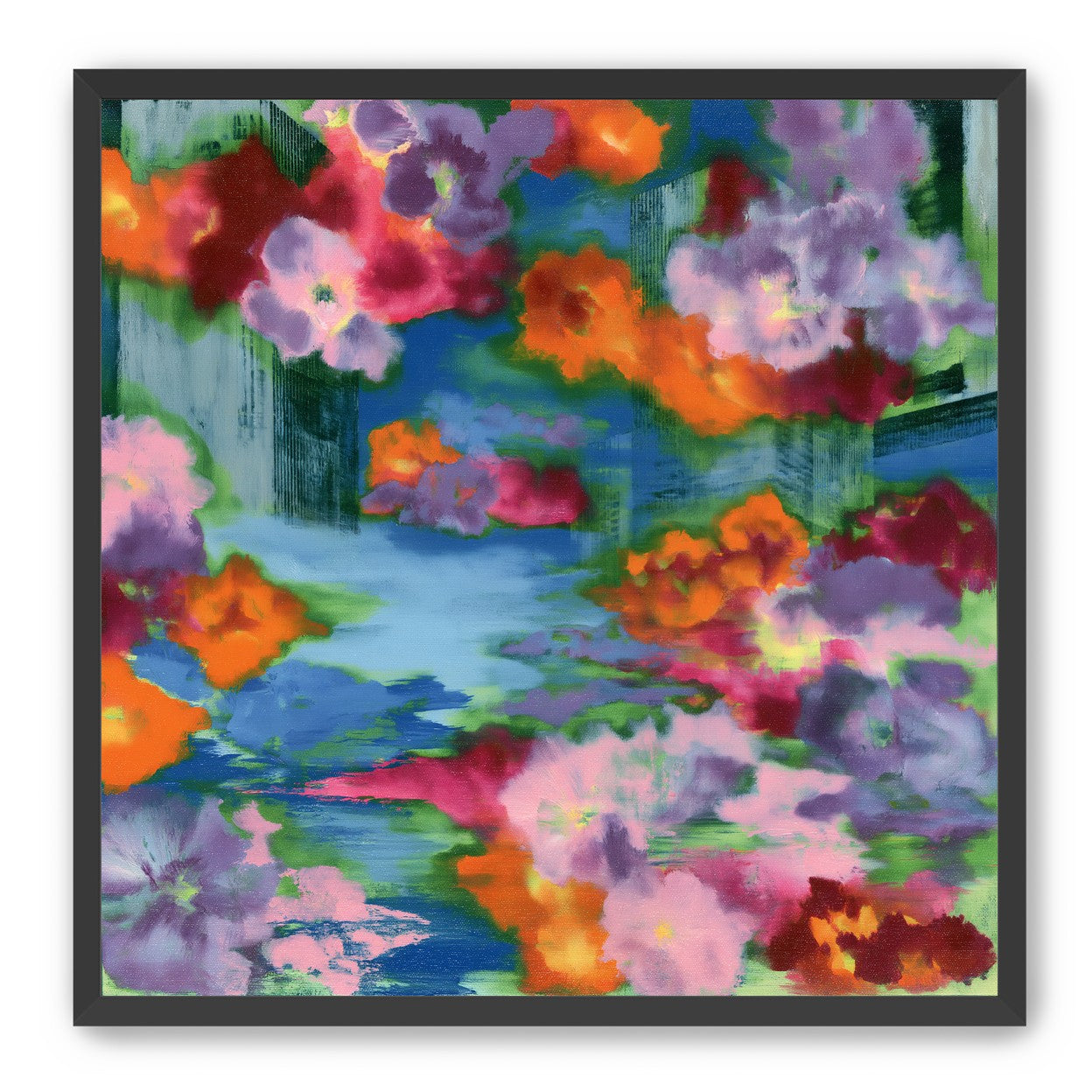 Bridges in the flower haze