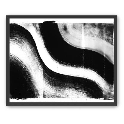 White cut through black